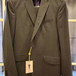 Ted Baker London Endurance, BNWT Men's 2 piece suit gray/purple wool - Size 42R